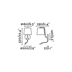 Faro 29330 wall lighting E27