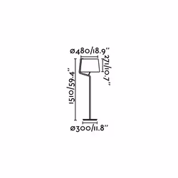 Faro 29336 floor lighting E27 20 W