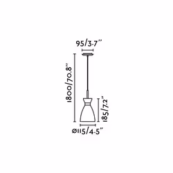 Faro 20050 suspension lighting E14