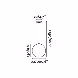 Faro 64128 suspension lighting E27