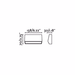 Faro 70658 outdoor lighting Outdoor wall lighting