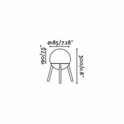 Faro 28379 table lamp E27 40 W Grey