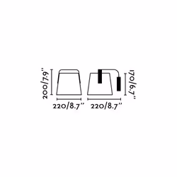 Faro 29844 wall lighting E27