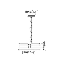 Faro 29567 suspension lighting LED