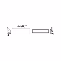 Faro 71052, Outdoor wall lighting, Aluminium, Aluminium, IP65, I, 16 W