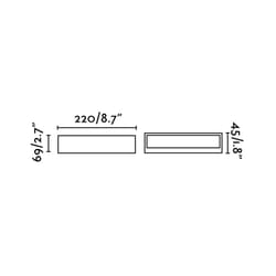 Faro 71052 outdoor lighting Outdoor wall lighting