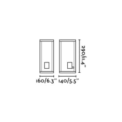 Faro 70773 outdoor lighting Outdoor wall lighting E27