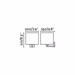 Faro 62706 wall lighting E27