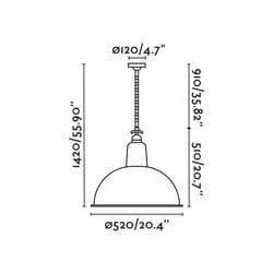 Faro 62800 suspension lighting E27