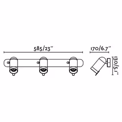 Faro 43527 wall lighting GU10