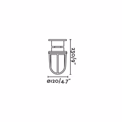 Faro 70993 outdoor lighting Outdoor pedestal/post lighting E27