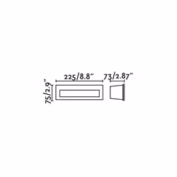 Faro 70271 outdoor lighting Outdoor wall lighting LED A