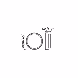 Faro 70665 outdoor lighting Outdoor wall lighting