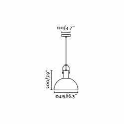 Faro 68564 suspension lighting E27 LED