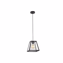 Faro 65082, Black, Glass, Metal, IP20, I, 1 bulb(s), E27