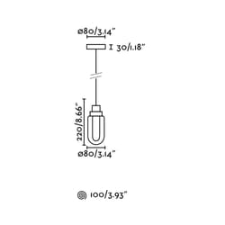 Faro 40078 suspension lighting LED