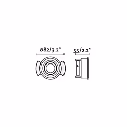 Faro 40110, 1 bulb(s), LED, GU10, IP20, White