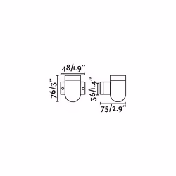 Faro 62303 wall lighting E27