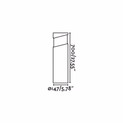 Faro 74142 outdoor lighting Outdoor pedestal/post lighting E27