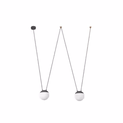 Faro 28210-2L, Grey, Polycarbonate (PC), Wood, IP20, I, 2 bulb(s), E27