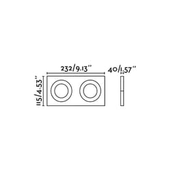 Faro 43413 ceiling lighting GU10