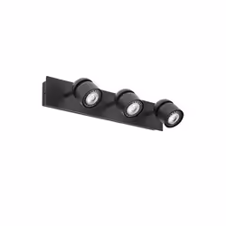 Faro 40667, Surfaced, 3 bulb(s), GU10, IP20, Black