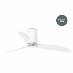 Faro 32039WP, Household blade fan, Transparent, White, Ceiling, 128 cm, IP20, I