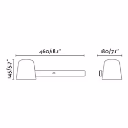 Faro 62360 wall lighting E27