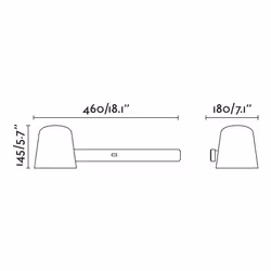 Faro 62361 wall lighting E27