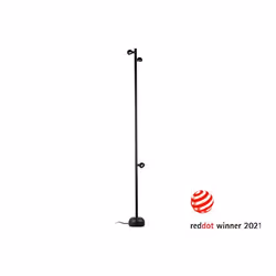 Faro 71254, Outdoor pedestal/post lighting, Black, Aluminium, IP65, I, 30 W