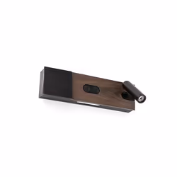 Faro 20332, Surfaced, 2700 K, IP20, Black, Walnut