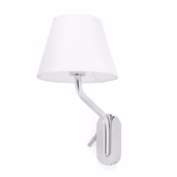 Faro 24006-10, Surfaced, E27, IP20, Chrome, White