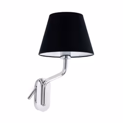 Faro 24006-12, Surfaced, E27, IP20, Black, Chrome