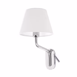 Faro 24007-10, Surfaced, E27, IP20, Chrome, White