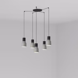 Faro 68591-5L, Grey, IP20, II, E27, 15 W, 100 - 240 V