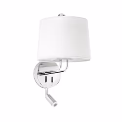 Faro 24033-01, Surfaced, E27, IP20, Chrome, White