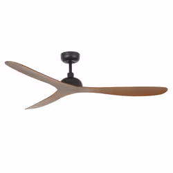 Faro 33447WP, Household blade fan, Black, Wood, Ceiling, 132 cm, IP20, I