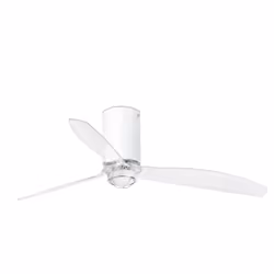 Faro 32039WP-9, Household blade fan, Transparent, White, Ceiling, 128 cm, IP20, I