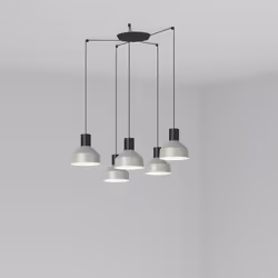 Faro 68593-5L, Grey, IP20, II, E27, 15 W, 100 - 240 V
