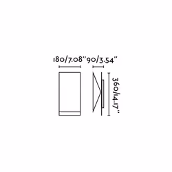 Faro 63167 wall lighting R7s