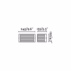 Faro 70714 outdoor lighting Outdoor wall lighting E27