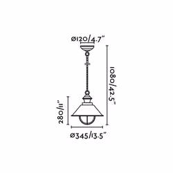 Faro 71139 suspension lighting E27