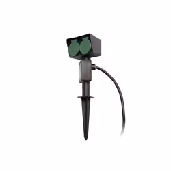 Faro 73100, Black, Acrylonitrile butadiene styrene (ABS), IP44, I, 220-240 V, 220-240 V