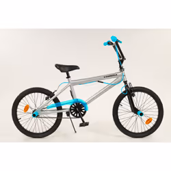 20" BMX Bicycle - Silver and Blue