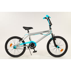 20" BMX Bicycle - Silver and Blue
