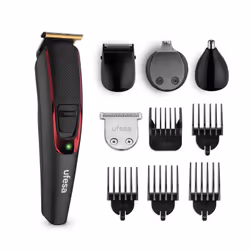 Ufesa GK6750, Beard, Ear, Nose, Black, Red, AC/Battery, Built-in battery, Lithium, 120 min