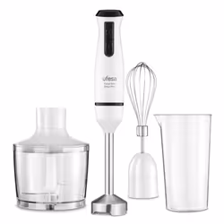 Ufesa 70105523, Immersion blender, 0.6 L, 600 W, Black, White
