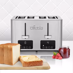 Ufesa Quartet Delux 7 4 slice(s) Stainless steel