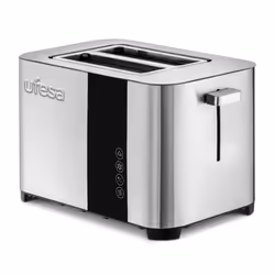 Ufesa 71305542, 2 slice(s), Black, Stainless steel, Stainless steel, Buttons, Level, LCD, 850 W