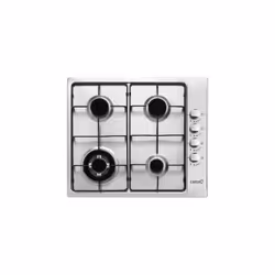 CATA GI 6031 X, Black, Stainless steel, Built-in, Gas, 4 zone(s), 4 zone(s), Regular